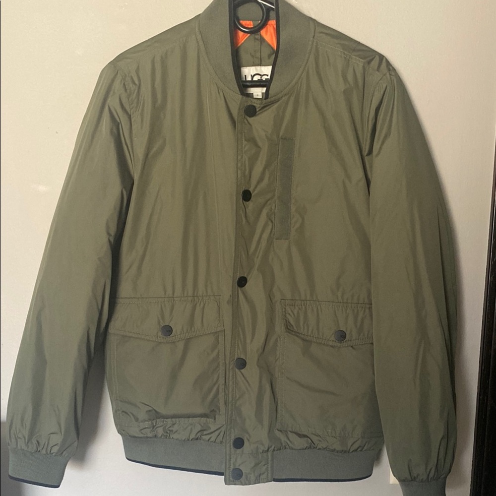 Olive Green Bomber Jacket